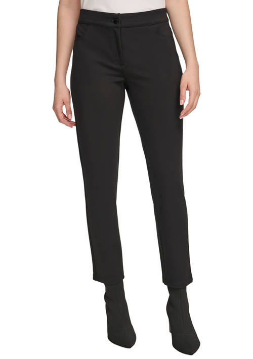 Calvin Klein  Womens Essentials 5 Pocket Ponte Pants